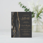 Budget Black Agate Goud 50ste Verjaardagsfeestje (Staand voorkant)