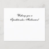 BUDGET Black Cat and Pumpkins Halloween Kaart (Achterkant)