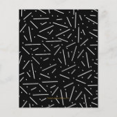 Budget Black en Gold 50th Birthday-uitnodigingen (Achterkant)