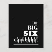 Budget Black en White 60th Birthday-uitnodigingen (Voorkant)