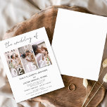 Budget Black en White Photo Wedding Invitation<br><div class="desc">Vier je liefdesverhaal met onze Budget Zwart-Wit Foto Bruiloft uitnodiging. Deze elegante en betaalbare uitnodiging legt de tijdloze schoonheid van uw romance vast in klassiek zwart-wit. Ontworpen voor elk budget, doet deze uitnodiging geen afbreuk aan stijl. De eenvoud van zwart-wit roept een gevoel van verfijning en genade op, waardoor het...</div>
