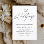 Budget Black en White Photo Wedding Invitation<br><div class="desc">Vier je liefdesverhaal met onze Budget Zwart-Wit Foto Bruiloft uitnodiging. Deze elegante en betaalbare uitnodiging legt de tijdloze schoonheid van uw romance vast in klassiek zwart-wit. Ontworpen voor elk budget, doet deze uitnodiging geen afbreuk aan stijl. De eenvoud van zwart-wit roept een gevoel van verfijning en genade op, waardoor het...</div>