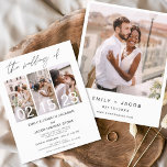 Budget Black en White Photo Wedding Invitation<br><div class="desc">Vier je liefdesverhaal met onze Budget Zwart-Wit Foto Bruiloft uitnodiging. Deze elegante en betaalbare uitnodiging legt de tijdloze schoonheid van uw romance vast in klassiek zwart-wit. Ontworpen voor elk budget, doet deze uitnodiging geen afbreuk aan stijl. De eenvoud van zwart-wit roept een gevoel van verfijning en genade op, waardoor het...</div>