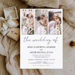 Budget Black en White Photo Wedding Invitation<br><div class="desc">Vier je liefdesverhaal met onze Budget Zwart-Wit Foto Bruiloft uitnodiging. Deze elegante en betaalbare uitnodiging legt de tijdloze schoonheid van uw romance vast in klassiek zwart-wit. Ontworpen voor elk budget, doet deze uitnodiging geen afbreuk aan stijl. De eenvoud van zwart-wit roept een gevoel van verfijning en genade op, waardoor het...</div>