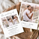 Budget Black en White Photo Wedding Invitation<br><div class="desc">Vier je liefdesverhaal met onze Budget Zwart-Wit Foto Bruiloft uitnodiging. Deze elegante en betaalbare uitnodiging legt de tijdloze schoonheid van uw romance vast in klassiek zwart-wit. Ontworpen voor elk budget, doet deze uitnodiging geen afbreuk aan stijl. De eenvoud van zwart-wit roept een gevoel van verfijning en genade op, waardoor het...</div>