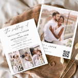 Budget Black en White Photo Wedding Invitation<br><div class="desc">Vier je liefdesverhaal met onze Budget Zwart-Wit Foto Bruiloft uitnodiging. Deze elegante en betaalbare uitnodiging legt de tijdloze schoonheid van uw romance vast in klassiek zwart-wit. Ontworpen voor elk budget, doet deze uitnodiging geen afbreuk aan stijl. De eenvoud van zwart-wit roept een gevoel van verfijning en genade op, waardoor het...</div>
