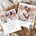 Budget Black en White Photo Wedding Invitation<br><div class="desc">Vier je liefdesverhaal met onze Budget Zwart-Wit Foto Bruiloft uitnodiging. Deze elegante en betaalbare uitnodiging legt de tijdloze schoonheid van uw romance vast in klassiek zwart-wit. Ontworpen voor elk budget, doet deze uitnodiging geen afbreuk aan stijl. De eenvoud van zwart-wit roept een gevoel van verfijning en genade op, waardoor het...</div>