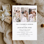 Budget Black en White Photo Wedding Invitation<br><div class="desc">Vier je liefdesverhaal met onze Budget Zwart-Wit Foto Bruiloft uitnodiging. Deze elegante en betaalbare uitnodiging legt de tijdloze schoonheid van uw romance vast in klassiek zwart-wit. Ontworpen voor elk budget, doet deze uitnodiging geen afbreuk aan stijl. De eenvoud van zwart-wit roept een gevoel van verfijning en genade op, waardoor het...</div>