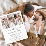 Budget Black en White Photo Wedding Invitation<br><div class="desc">Vier je liefdesverhaal met onze Budget Zwart-Wit Foto Bruiloft uitnodiging. Deze elegante en betaalbare uitnodiging legt de tijdloze schoonheid van uw romance vast in klassiek zwart-wit. Ontworpen voor elk budget, doet deze uitnodiging geen afbreuk aan stijl. De eenvoud van zwart-wit roept een gevoel van verfijning en genade op, waardoor het...</div>