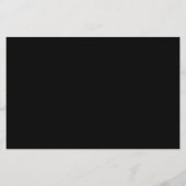 Budget Black en White Photo Wedding Invitation (Achterkant)