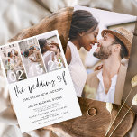 Budget Black en White Photo Wedding Invitation Flyer<br><div class="desc">Vier je liefdesverhaal met onze Budget Zwart-Wit Foto Bruiloft uitnodiging. Deze elegante en betaalbare uitnodiging legt de tijdloze schoonheid van uw romance vast in klassiek zwart-wit. Ontworpen voor elk budget, doet deze uitnodiging geen afbreuk aan stijl. De eenvoud van zwart-wit roept een gevoel van verfijning en genade op, waardoor het...</div>