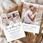 Budget Black en White Photo Wedding Invitation Flyer<br><div class="desc">Vier je liefdesverhaal met onze Budget Zwart-Wit Foto Bruiloft uitnodiging. Deze elegante en betaalbare uitnodiging legt de tijdloze schoonheid van uw romance vast in klassiek zwart-wit. Ontworpen voor elk budget, doet deze uitnodiging geen afbreuk aan stijl. De eenvoud van zwart-wit roept een gevoel van verfijning en genade op, waardoor het...</div>