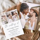 Budget Black en White Photo Wedding Invitation Flyer<br><div class="desc">Vier je liefdesverhaal met onze Budget Zwart-Wit Foto Bruiloft uitnodiging. Deze elegante en betaalbare uitnodiging legt de tijdloze schoonheid van uw romance vast in klassiek zwart-wit. Ontworpen voor elk budget, doet deze uitnodiging geen afbreuk aan stijl. De eenvoud van zwart-wit roept een gevoel van verfijning en genade op, waardoor het...</div>