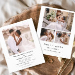 Budget Black en White Photo Wedding Invitation Flyer<br><div class="desc">Vier je liefdesverhaal met onze Budget Zwart-Wit Foto Bruiloft uitnodiging. Deze elegante en betaalbare uitnodiging legt de tijdloze schoonheid van uw romance vast in klassiek zwart-wit. Ontworpen voor elk budget, doet deze uitnodiging geen afbreuk aan stijl. De eenvoud van zwart-wit roept een gevoel van verfijning en genade op, waardoor het...</div>