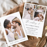 Budget Black en White Photo Wedding Invitation Flyer<br><div class="desc">Vier je liefdesverhaal met onze Budget Zwart-Wit Foto Bruiloft uitnodiging. Deze elegante en betaalbare uitnodiging legt de tijdloze schoonheid van uw romance vast in klassiek zwart-wit. Ontworpen voor elk budget, doet deze uitnodiging geen afbreuk aan stijl. De eenvoud van zwart-wit roept een gevoel van verfijning en genade op, waardoor het...</div>