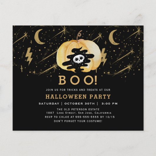 Budget Black Fun Halloween Pumpkin Stars (Voorkant)