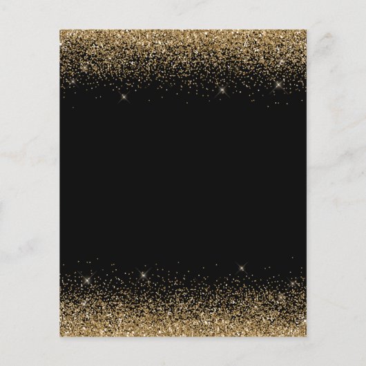 Budget Black Gold 3 Fotofilm Glitter Birthday (Achterkant)