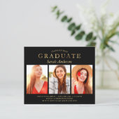 Budget Black Gold 3 Photo Afstuderen Celebration (Staand voorkant)