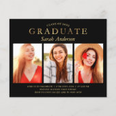 Budget Black Gold 3 Photo Afstuderen Celebration (Voorkant)