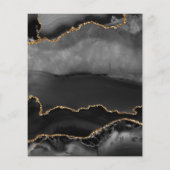 Budget Black Gold Agate Donker 50ste Verjaardag (Achterkant)