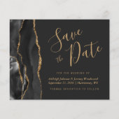 Budget Black Gold Agate Donkere Huwelijksdata (Voorkant)