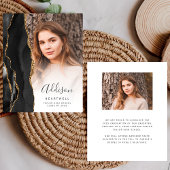 Budget Black Gold Agate Foto Afstudeerder Aankondi