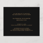 Budget Black Gold Arch 3 Photo Afstuderen (Achterkant)