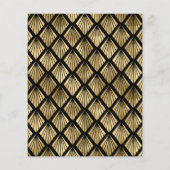 Budget Black Gold  Deco Lijst Wedding 1920s (Achterkant)