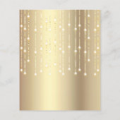 Budget Black Gold Glitter Sweet 16 ballonnen uitno (Achterkant)