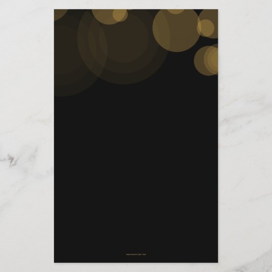 Budget Black Gold Graduparty-uitnodiging (Achterkant)