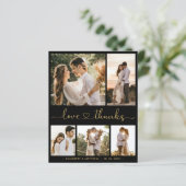 Budget Black Gold Script Weduwen Hartelijk dank (Staand voorkant)