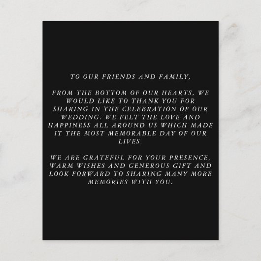 BUDGET Black Hartelijk dank Flyer (Achterkant)