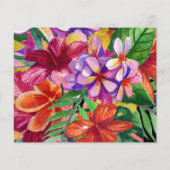 Budget Black Modern Tropical Bouquet Wedding (Achterkant)