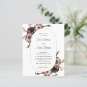 Budget Black & Natural Floral Wedding (Staand voorkant)