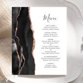 Budget Black Roos Gold Agate Weddenmenu