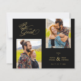 Budget Black Trendy 2 foto's Fake Golden