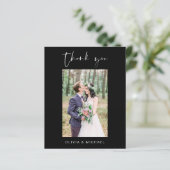 Budget Black Wedding Dank u Foto (Staand voorkant)