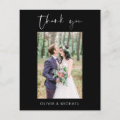 Budget Black Wedding Dank u Foto (Voorkant)