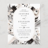 Budget Black & White Boho Tropical Wedding (Voorkant)