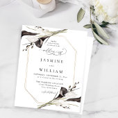 Budget Black & White Floral Wedding 2