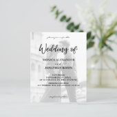Budget Black White Modern Photo Vertical 2 Weddens (Staand voorkant)