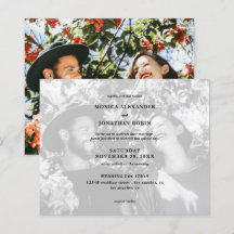 Budget Black & White Photo Landscape Wedding