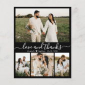 Budget Black White Photo Weddenschap Hartelijk dan (Voorkant)