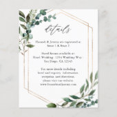 Budget Bladeren & Eucalyptus Goud Details (Voorkant)