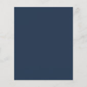 Budget Blauw Bloemig Zonnebloem Eucalyptus Bruilof (Achterkant)