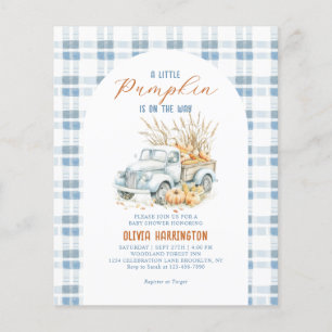 BUDGET Blauw Een beetje pompoen Truck Boy Baby sho