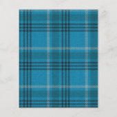 Budget Blauw Geruit Multi Foto Prettig Kerstfeest (Achterkant)