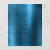 Budget Blauw Goud Bloemmotief Teal Geborsteld Meta (Achterkant)