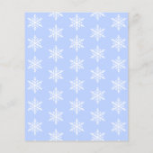 Budget Blauw Winter Onederland 1e verjaardagsuitno (Achterkant)