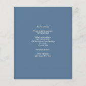 BUDGET Blauw Wit Kerstdeur Nieuw Home Vakantie (Achterkant)